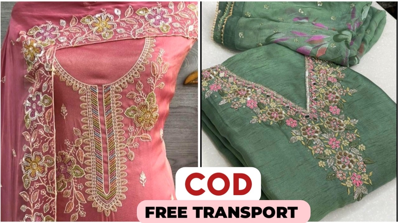 COD 👈 FREE TRANSPORT 👈 PARTYWEAR 👈 COTTON SUIT 👈 ELEGANT SUIT 👈 RICH PROFILE