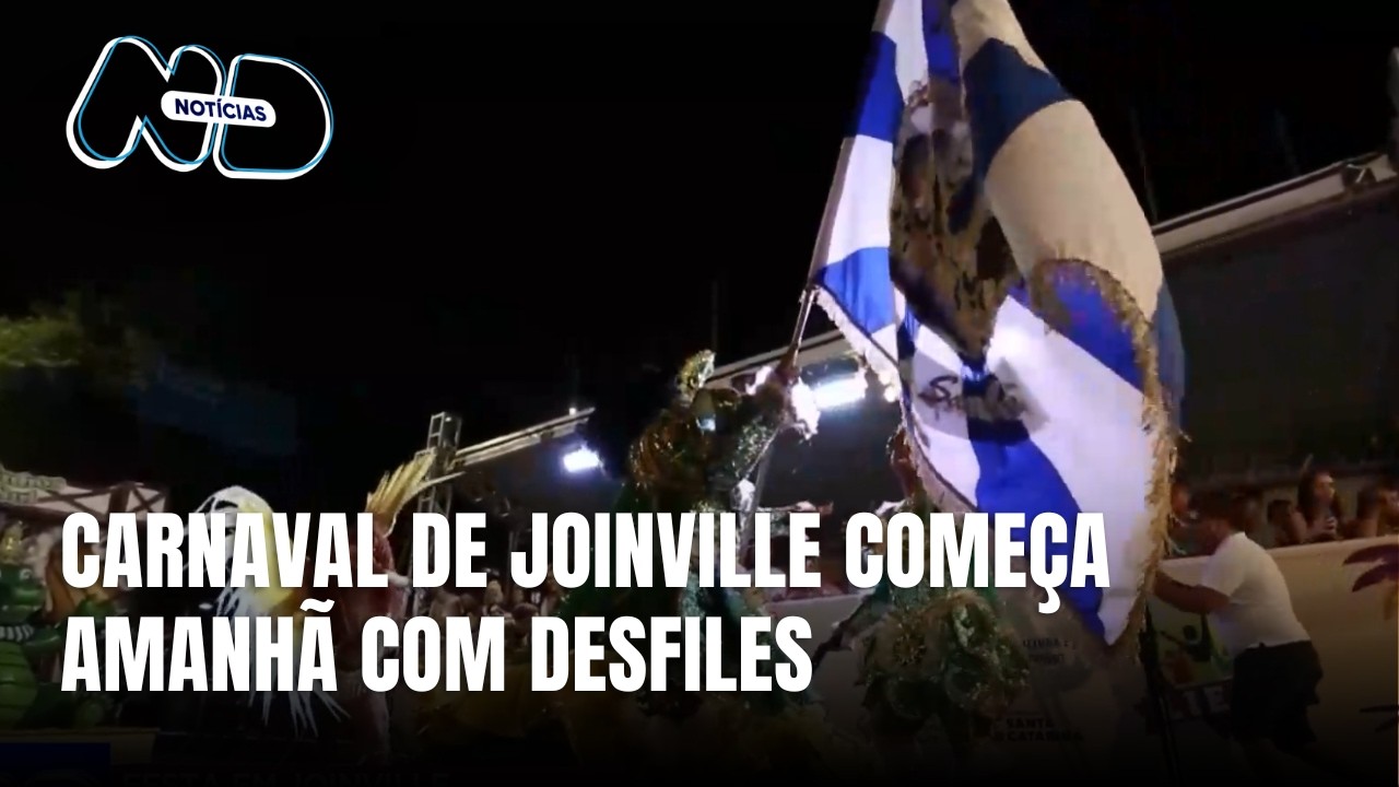 Carnaval de Joinville começa amanhã com desfile competitivo e diversão