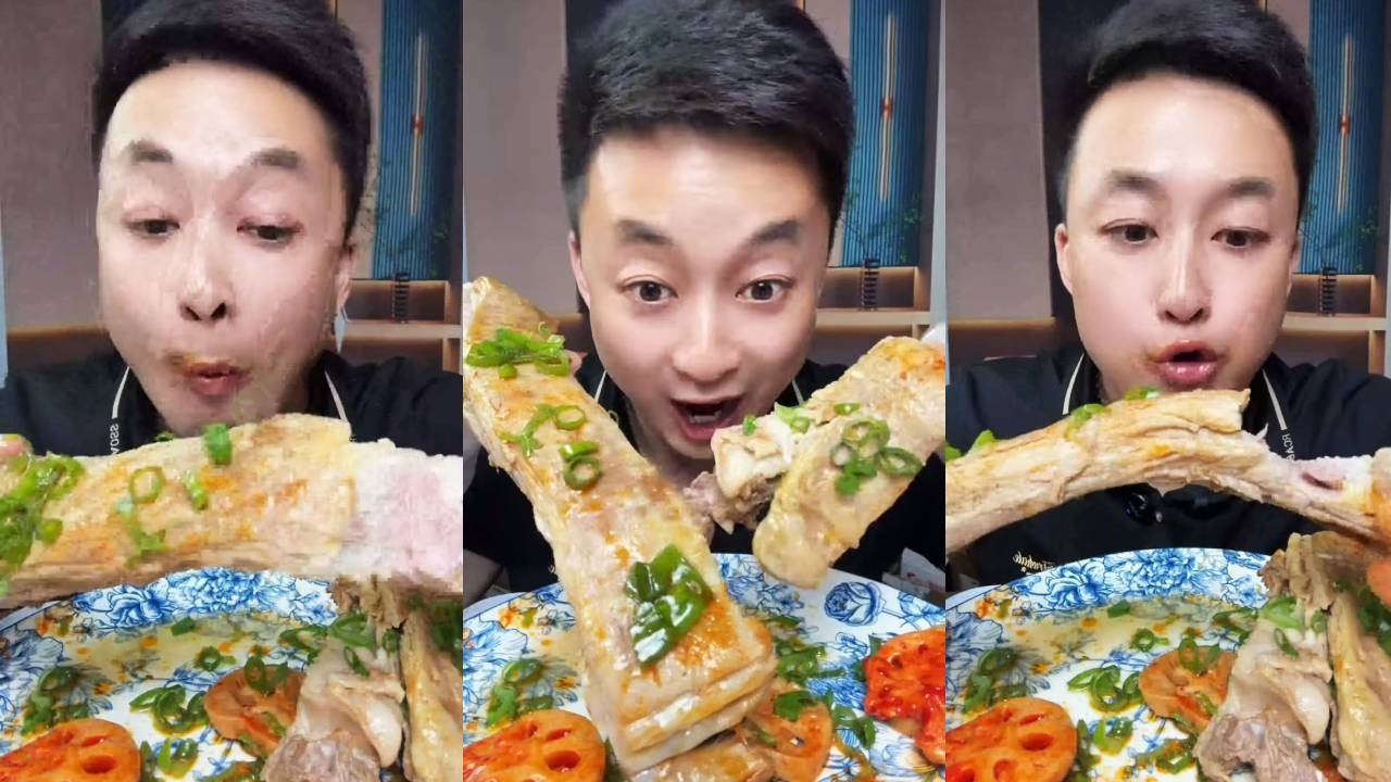 【ASMR】【MUKBANG】Stewed Lamb Chops | EATING FOOD SHOW | CHINESE MUKBANG