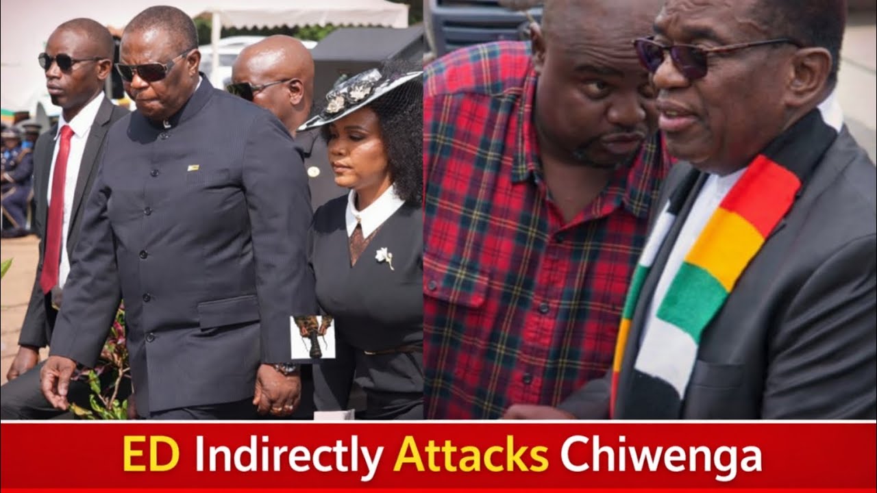 Shock Moment: ED Appears to Target Chiwenga at Hero Mpabanga’s Send-Off