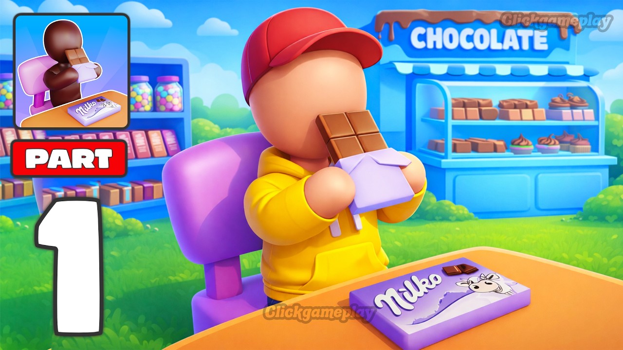 Chocoland - Gameplay Walkthrough Part 2 - Farming And Cows Chocolate Production (iOS, Android)