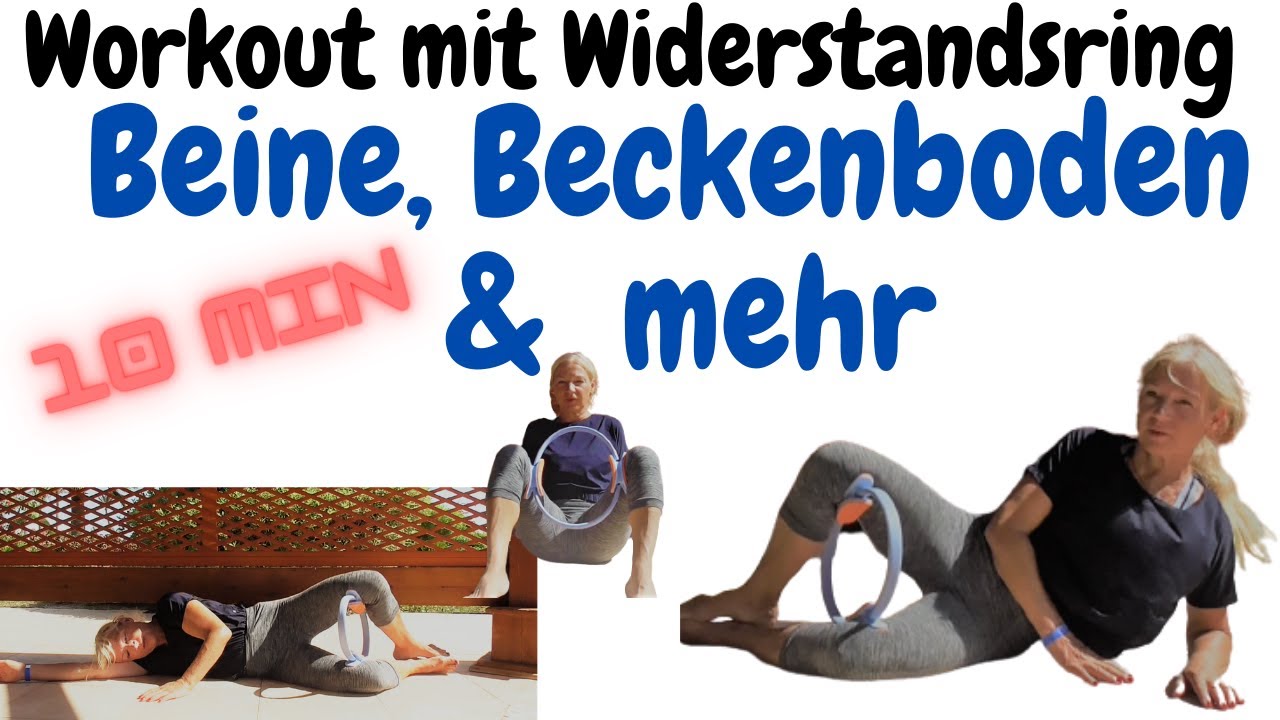 Mit Pilates-Ring gegen Inkontinenz & für mehr Stabilität Beininnenseiten & Beckenboden stärken.