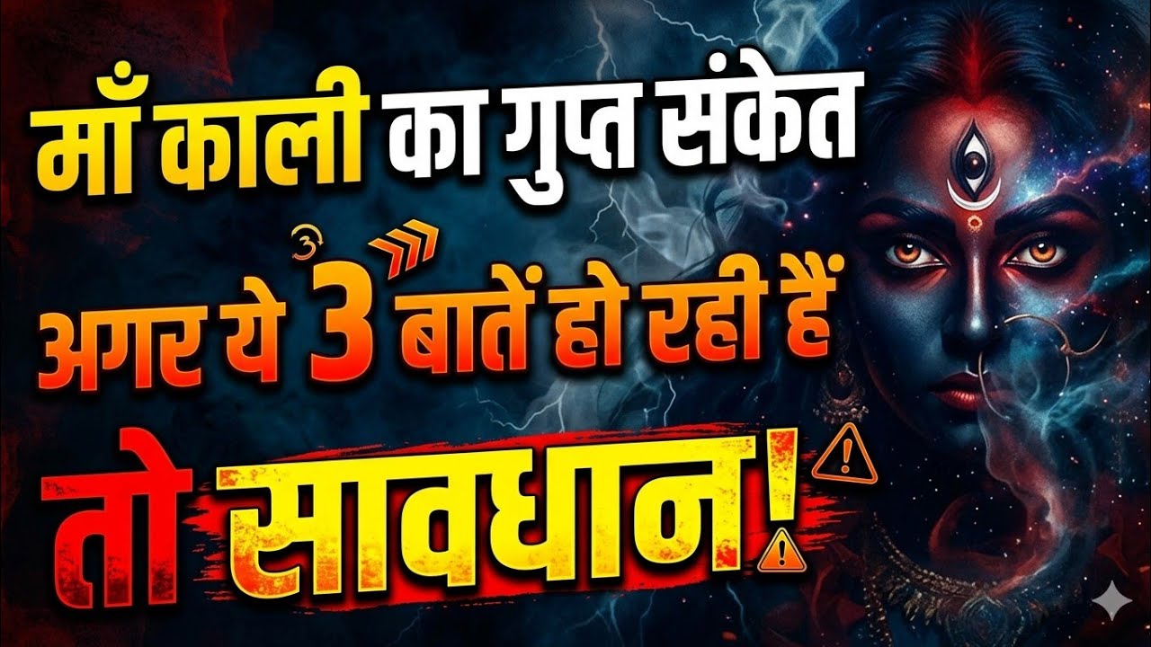 माँ काली का गुप्त संकेत | अगर ये 3 बातें हो रही हैं तो सावधान