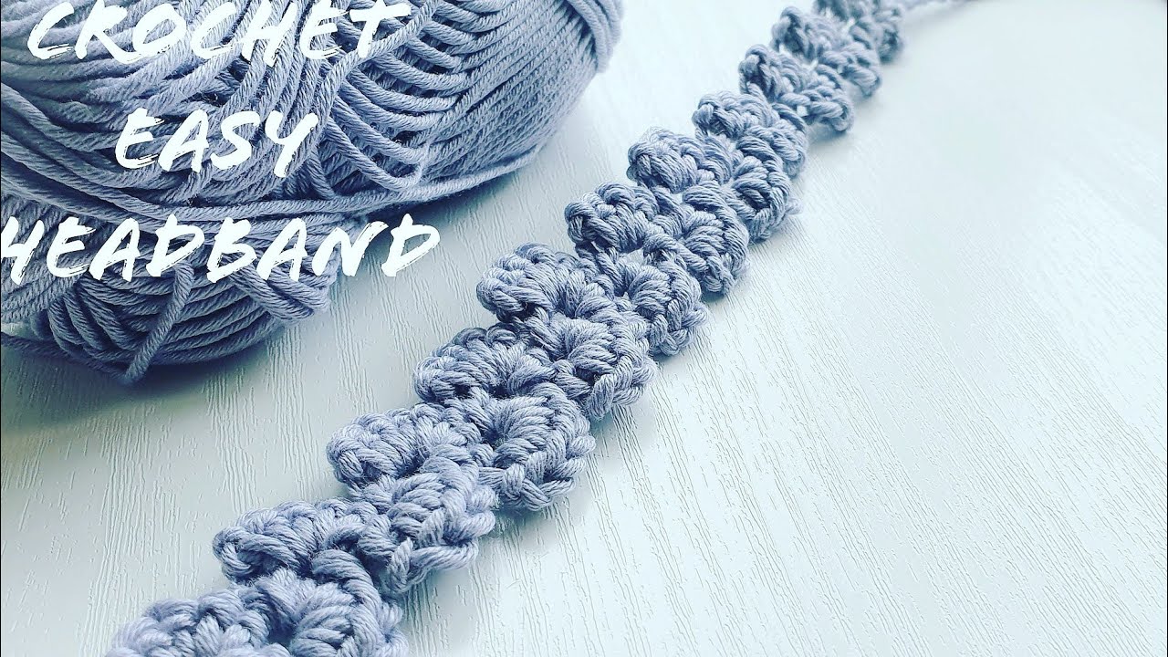 Crochet Headband very easy for beginners #howtocrochet