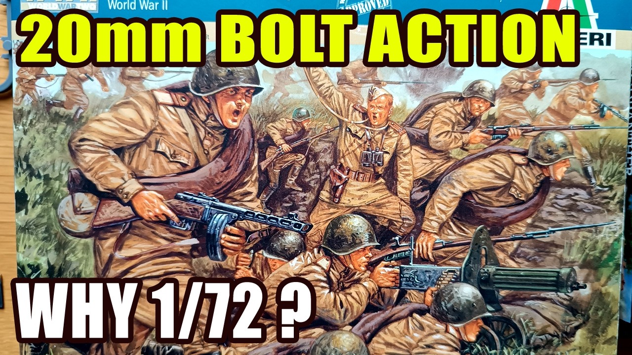 20 mm Bolt Action Project Start – Tiger, Panther & Infantry from Italeri