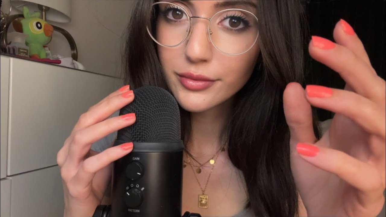 ASMR Up Close Whispering You To Sleep 🩷 tingly whisper ramble with the mini mic ✨