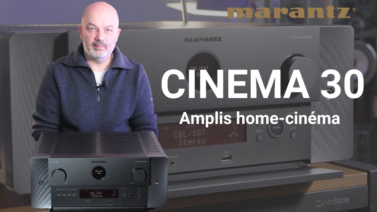 Présentation de L'amplificateur home-cinéma Marantz Cinema 30