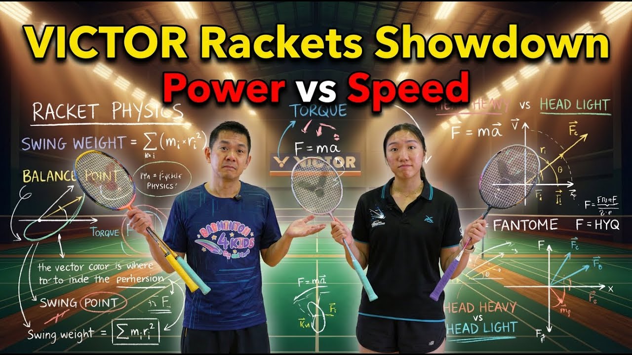 LESS WEIGHT, MORE EXPLOSION! 🚀 The Counter-Intuitive Power In VICTOR Rackets