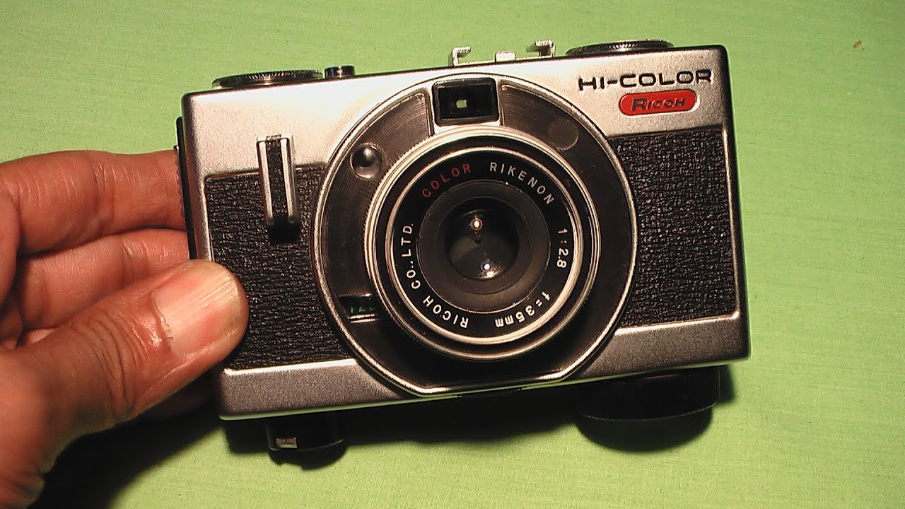 リコー ハイカラー35の使い方 How to use RICOH HI-COLOR35 the first 1970s japan visual distance estimation camera