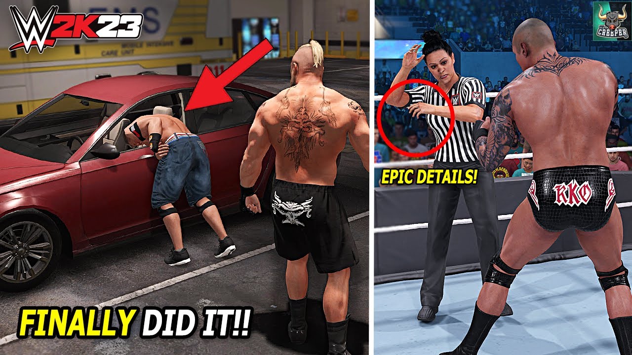 WWE 2K23 vs WWE 2K22 - Details Comparison