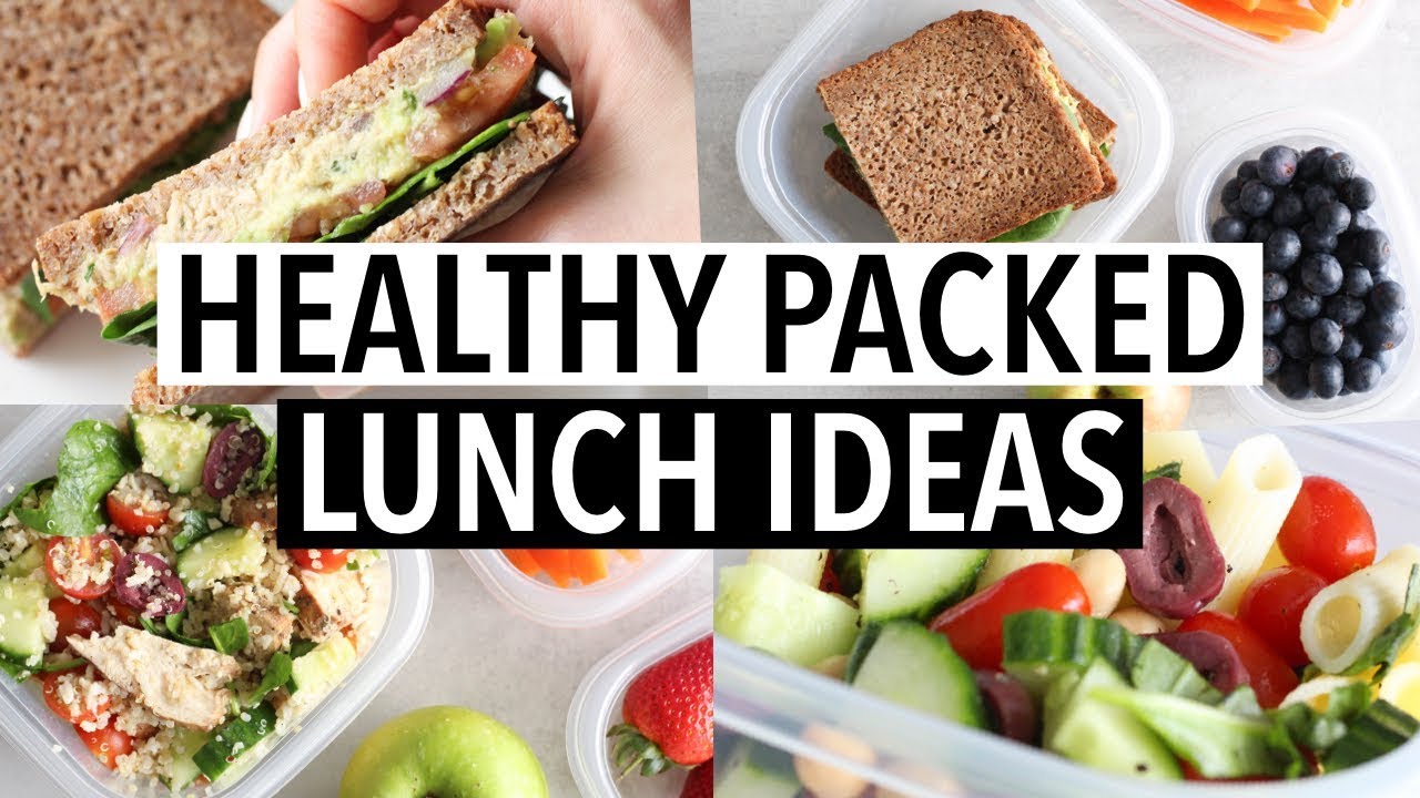 EASY HEALTHY PACKED LUNCH IDEAS - For school/ or work!