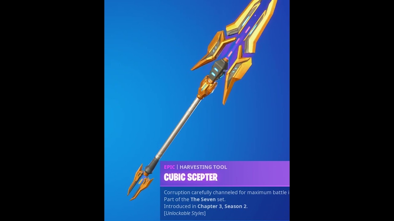 Fortnite Cubic Scepter pickaxe