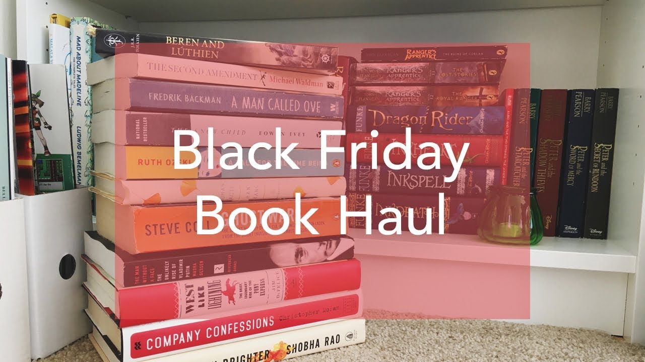 A Black Friday Book Haul [Vlogmas Day 12]
