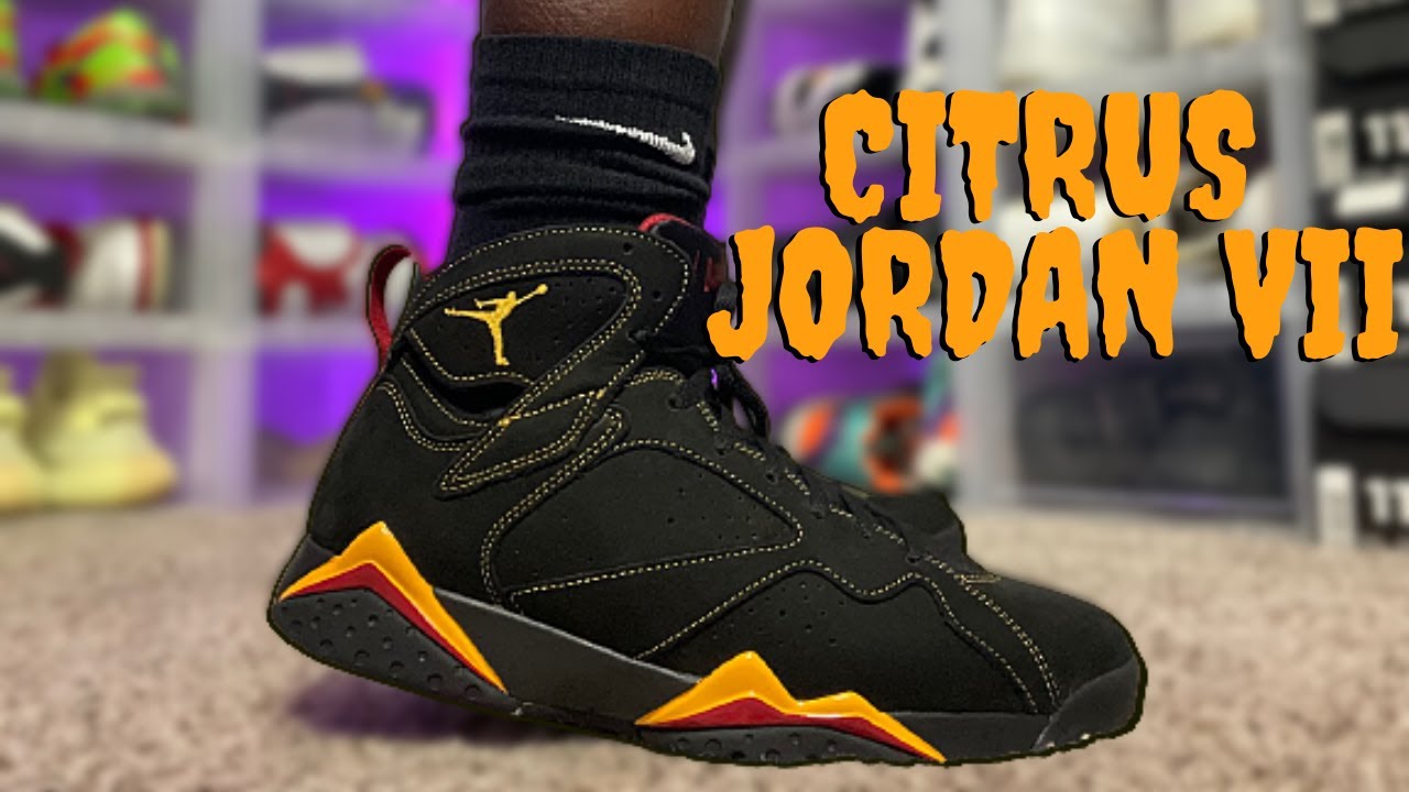NOTHING LIKE NOSTALGIA!! | AIR JORDAN 7 VII "CITRUS' REVIEW & ON FOOT