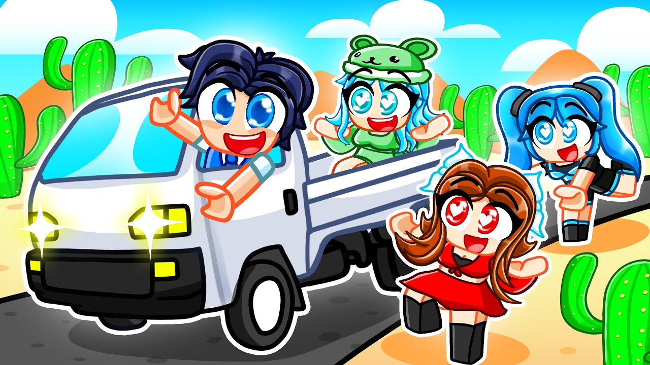 RIZZING GIRLS With The NEW KEI TRUCK In Roblox A DUSTY TRIP!