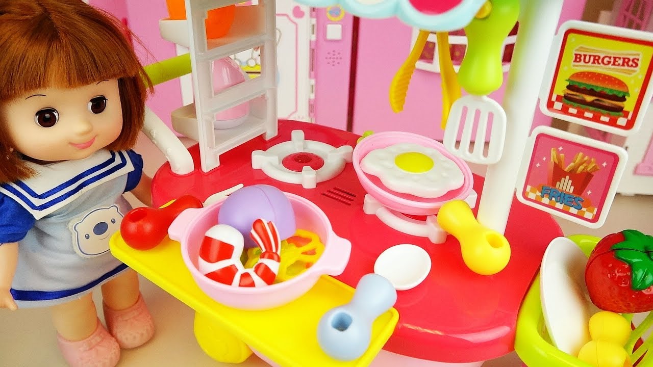 Baby Doli food cooking car