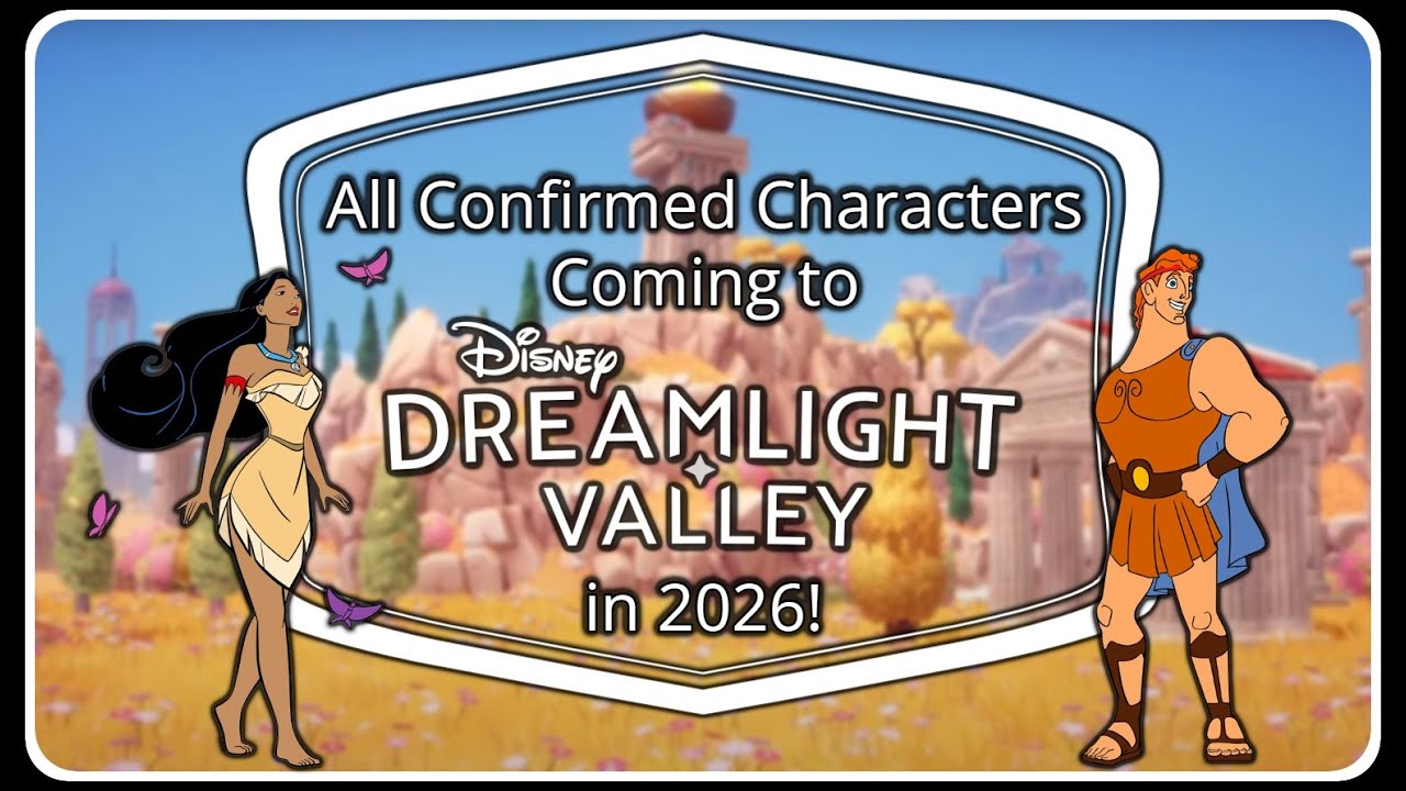 Все подтвержденные персонажи появятся в Dreamlight Valley в 2026 году!