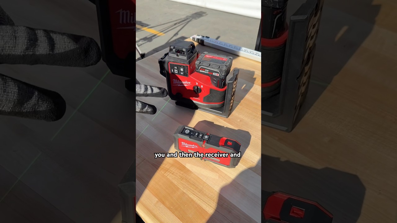 New Milwaukee M12 360&deg; Laser with Motorized Base and SelfAlignment - World Of Concrete 2025