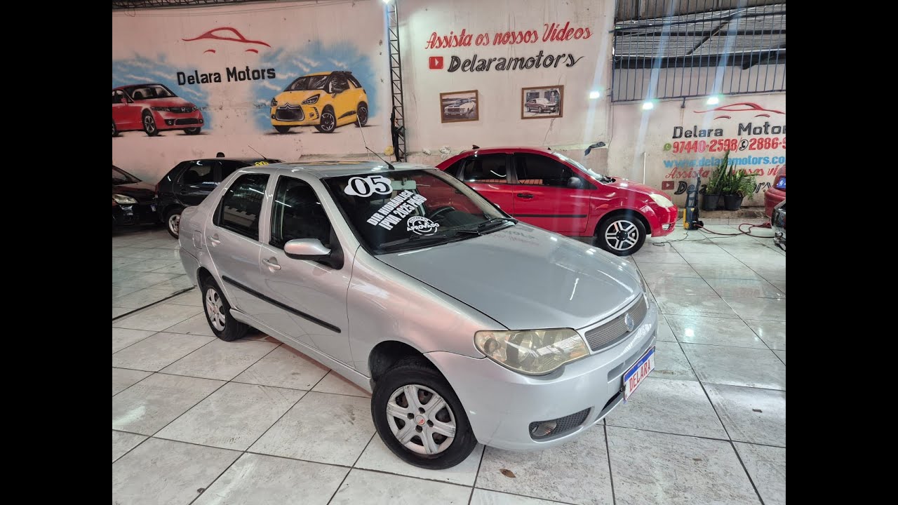 (VENDIDO) Siena 1.0 ELX Gasolina Com Direção 2005 (VENDIDO)