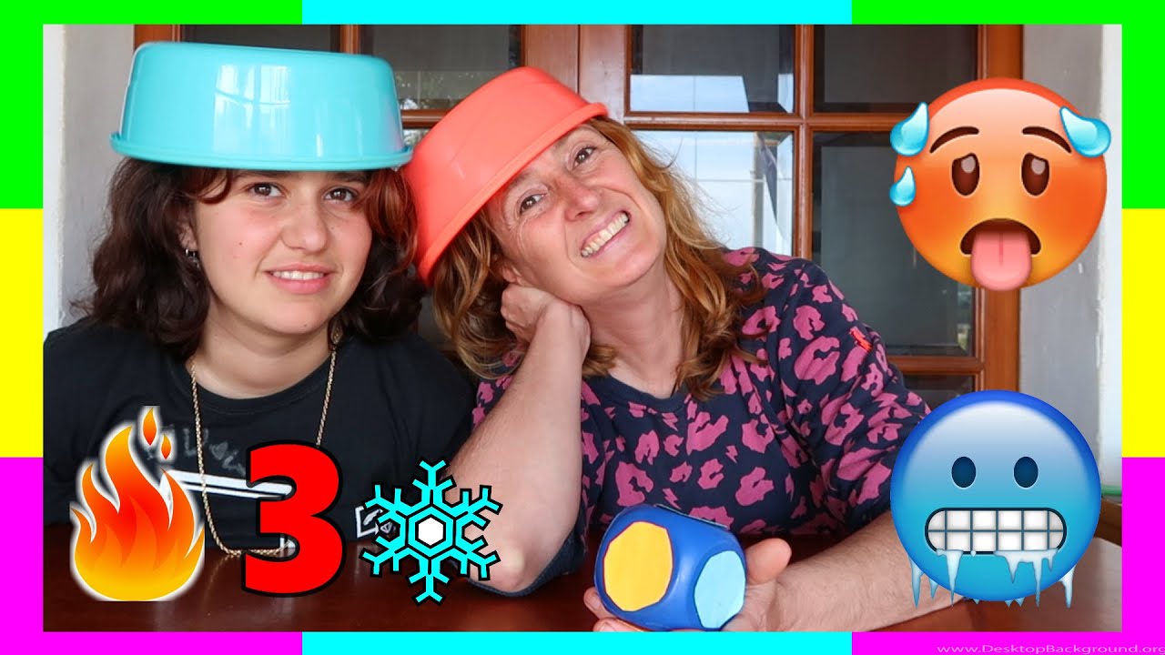 CALIENTE vs FRIO challenge - Ponte las Pilas con Lina y Eva