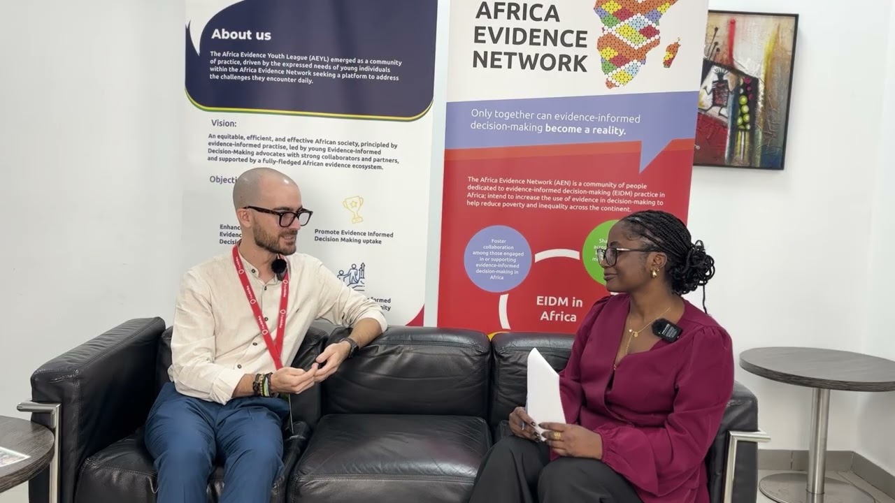 AEN Podcast from #Evidence2025: The role of Youth in Evidence-Informed Decision-Making (EIDM): Fabio