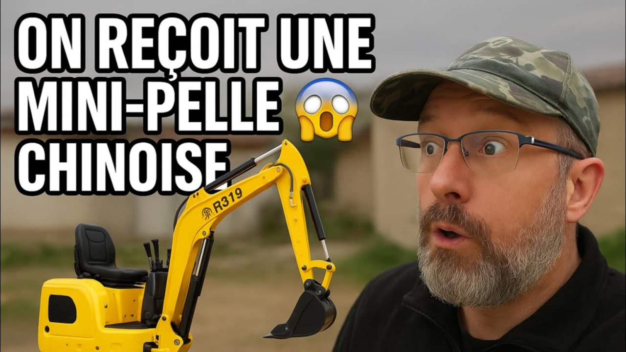 On reçoit une mini-pelle Chinoise 