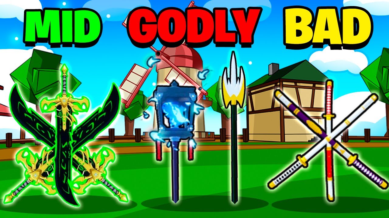 Ranking EVERY WEAPON Worst to Best In Blox Fruits