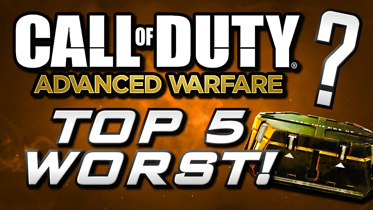 Top 5 WORST Advanced Warfare Elite Weapons!! (COD AW Elite Weapons)