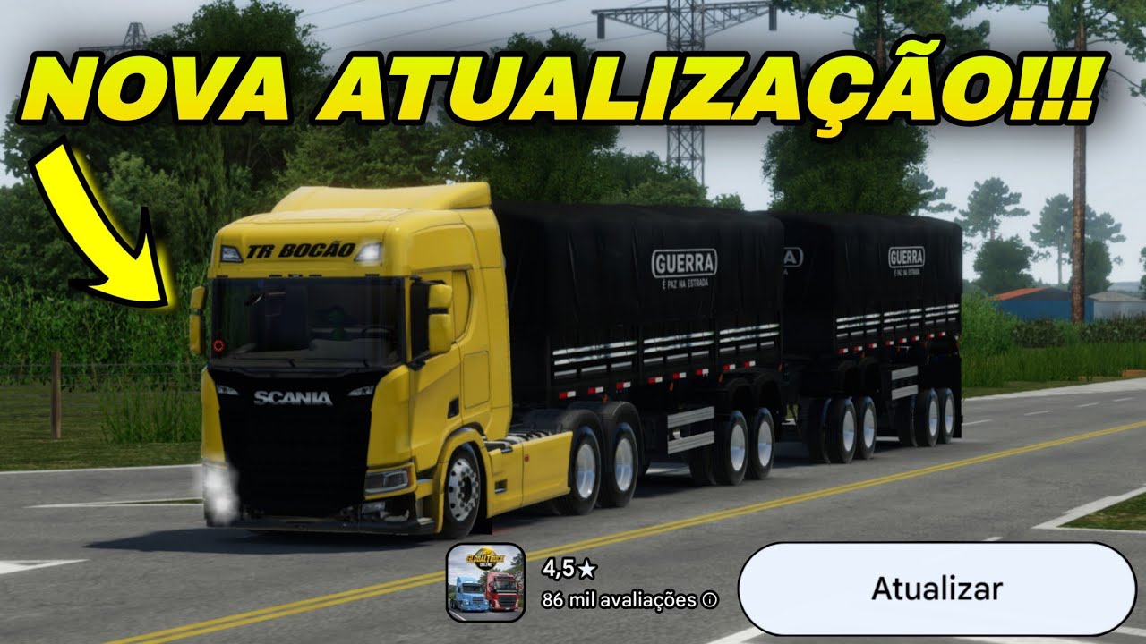 NOVA ATUALIZAÇÃO INCRÍVEL! O que mudou no GLOBAL TRUCK ON-LINE?? 🏄🏻‍♂️🚛