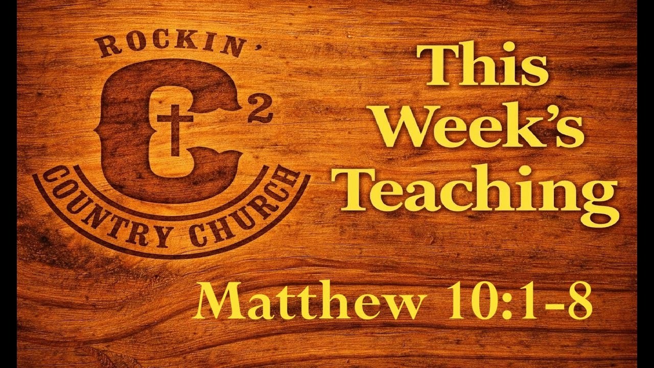 Welcome to RCCTV. The Book Of Matthew Part 34. Chapter 10:1-8