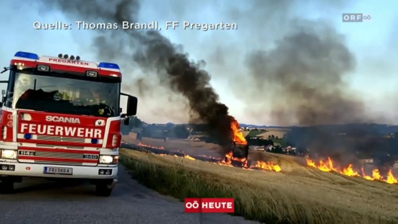Brandgefährlich: Gefahr von Flurbränden in OÖ extrem hoch