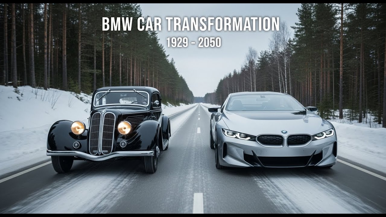 BMW Evolution 1929–2050 | Classic to Future Cars in AR