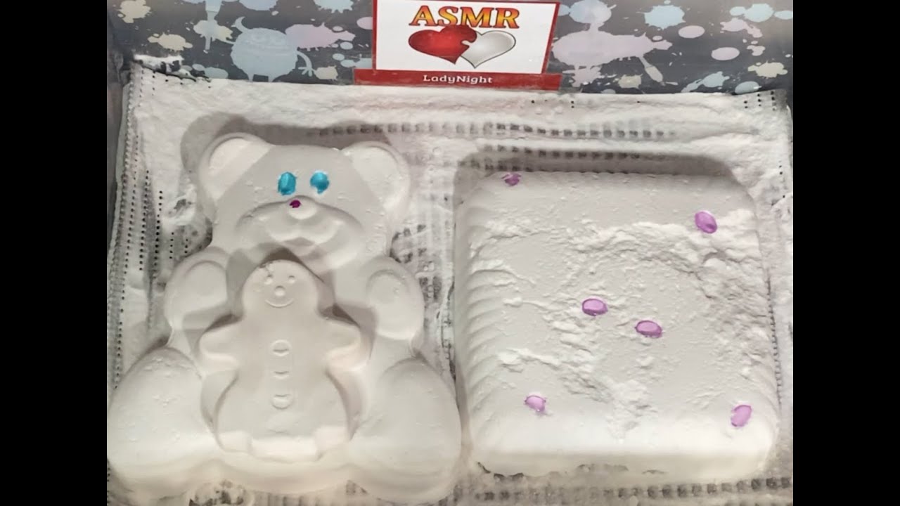 #ASMR Fresh White Baking Soda Crunch + Pebbles #589