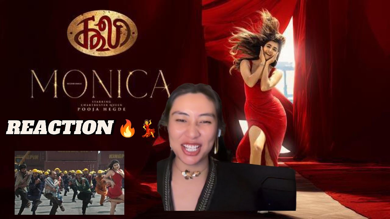 MONICA REACTION 🔥 | Coolie | Rajinikanth| | Anirudh | Pooja Hegde