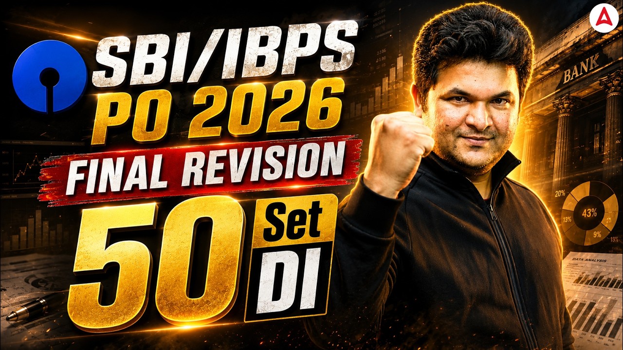 Data Interpretation for SBI PO / IBPS PO 2026 | Top 50 Sets Final Revision