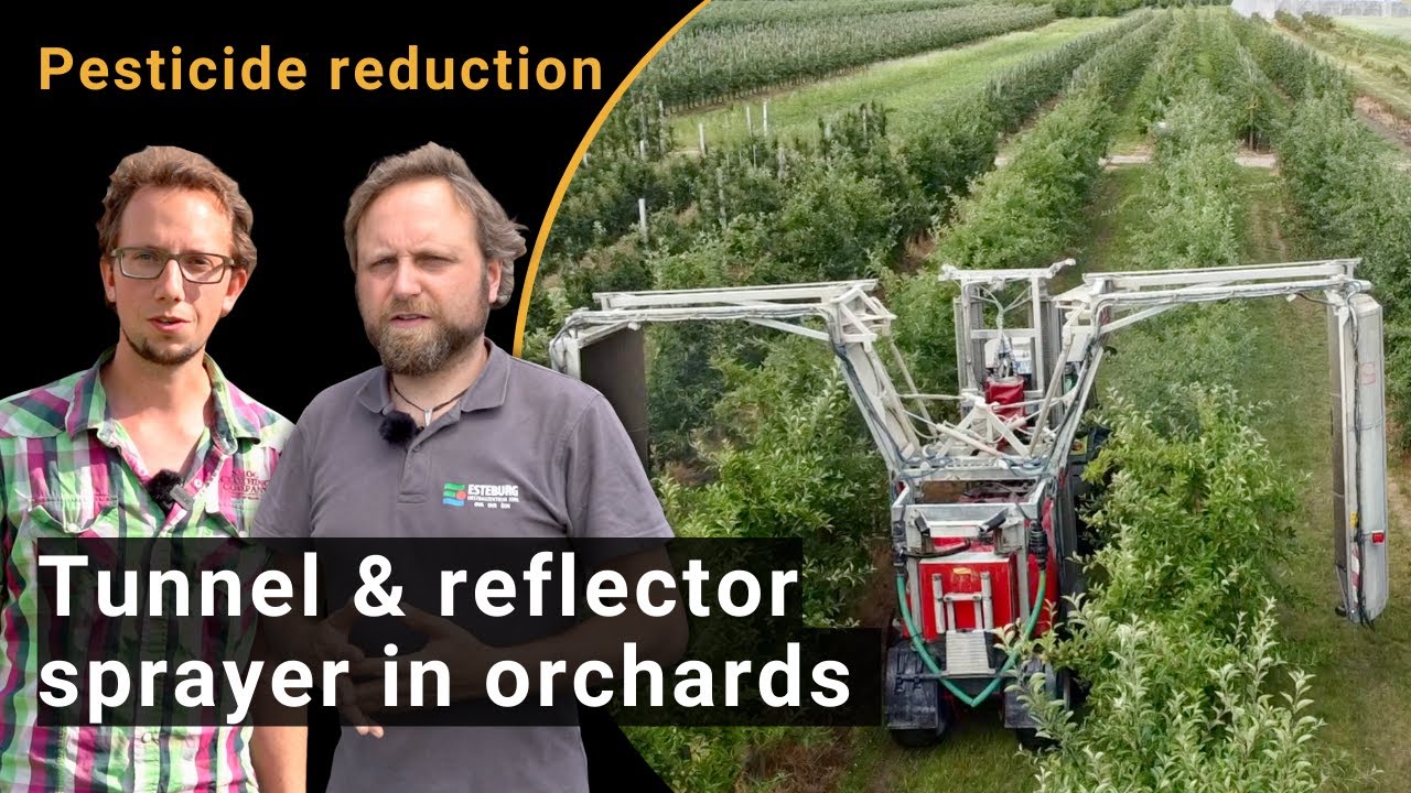 Reducing pesticides in fruit production with modern spraying technologies (LIPCO and WANNER)