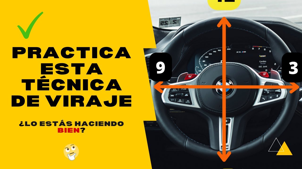 ❗️¿LO ESTÁS HACIENDO BIEN? 🤔⚠️ ESTA ES LA FORMA CORRECTA ✅ DE POSICIONAR TUS MANOS AL VOLANTE. 🚗