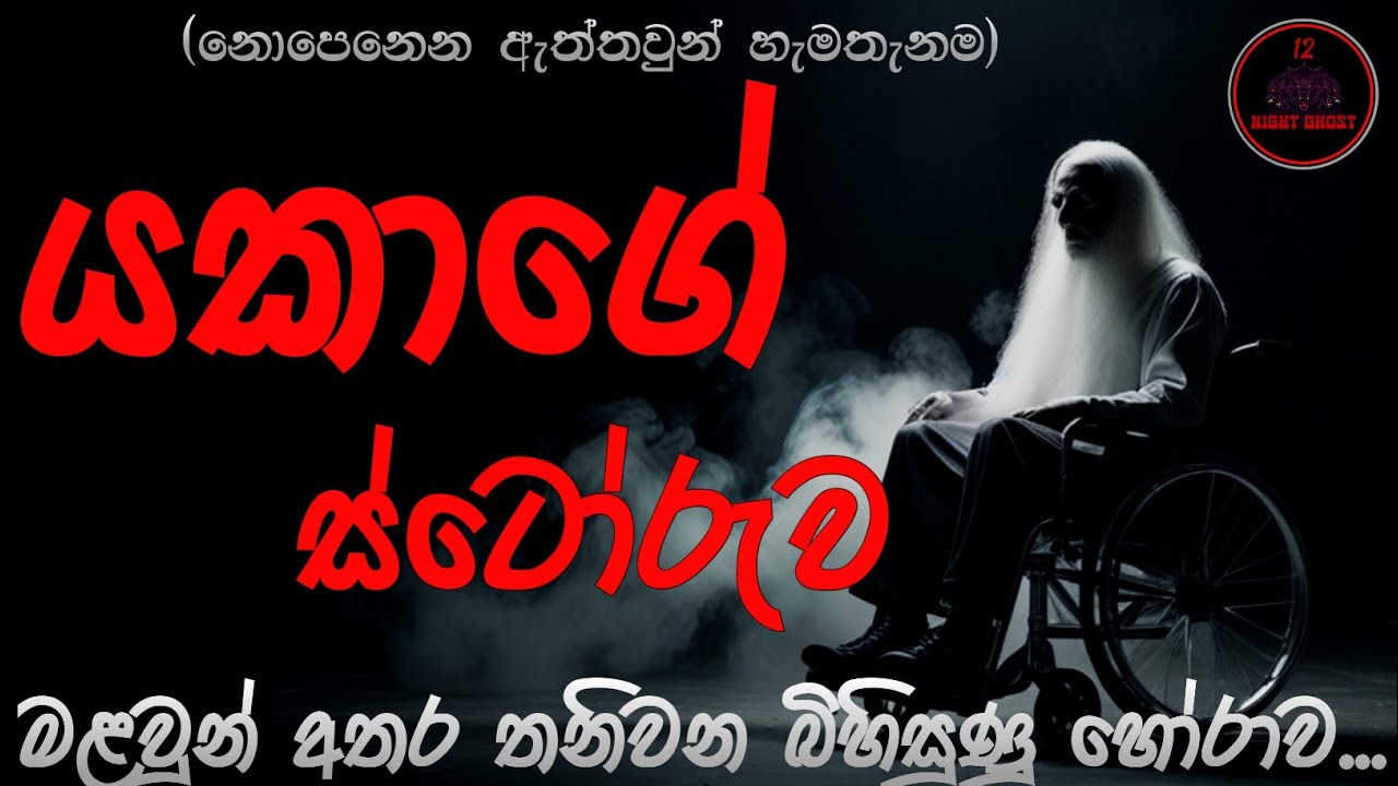 යකාගේ ස්‍ටෝරුව | @12NightGhost  | Holman katha | Holman katha sinhala | Ghost story 104
