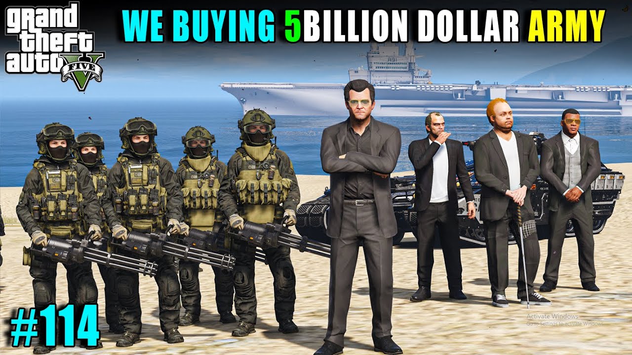 MICHAEL BUYING MOST POWERFUL ARMY | GTA 5 GAMEPLAY #114