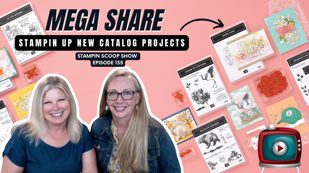 🔴  New 2022 Stampin' Up! Mini Catalog & Mega Card Share!!