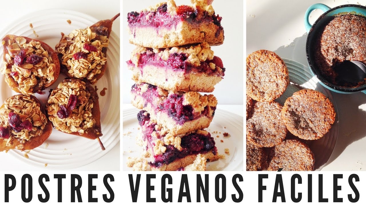 POSTRES VEGANOS FÁCILES - VIDA VEGANA