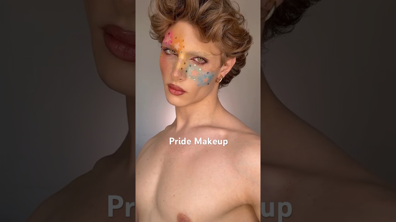 Pride makeup #pride #makeup #shorts