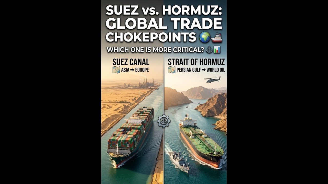 Suez Canal vs. Strait of Hormuz: World Trade Explained 🗺️