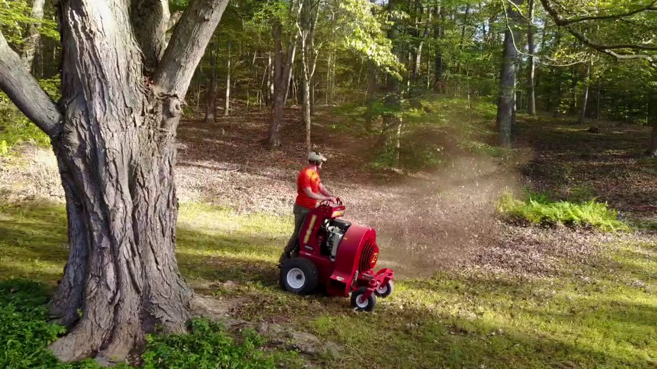Hurricane Z3 Stand on Blower . The strongest blower on earth in action. Drone footage