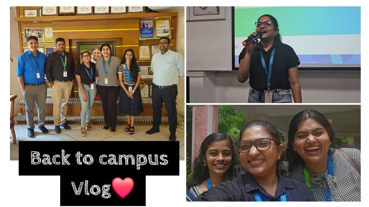 Back to Campus Vlog | Placement drive as Amrita Alumini