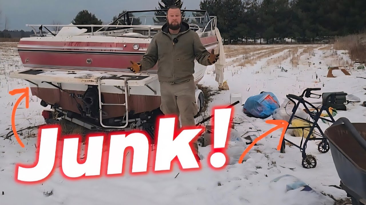 Why buy a junk boat? Squatter troubles!