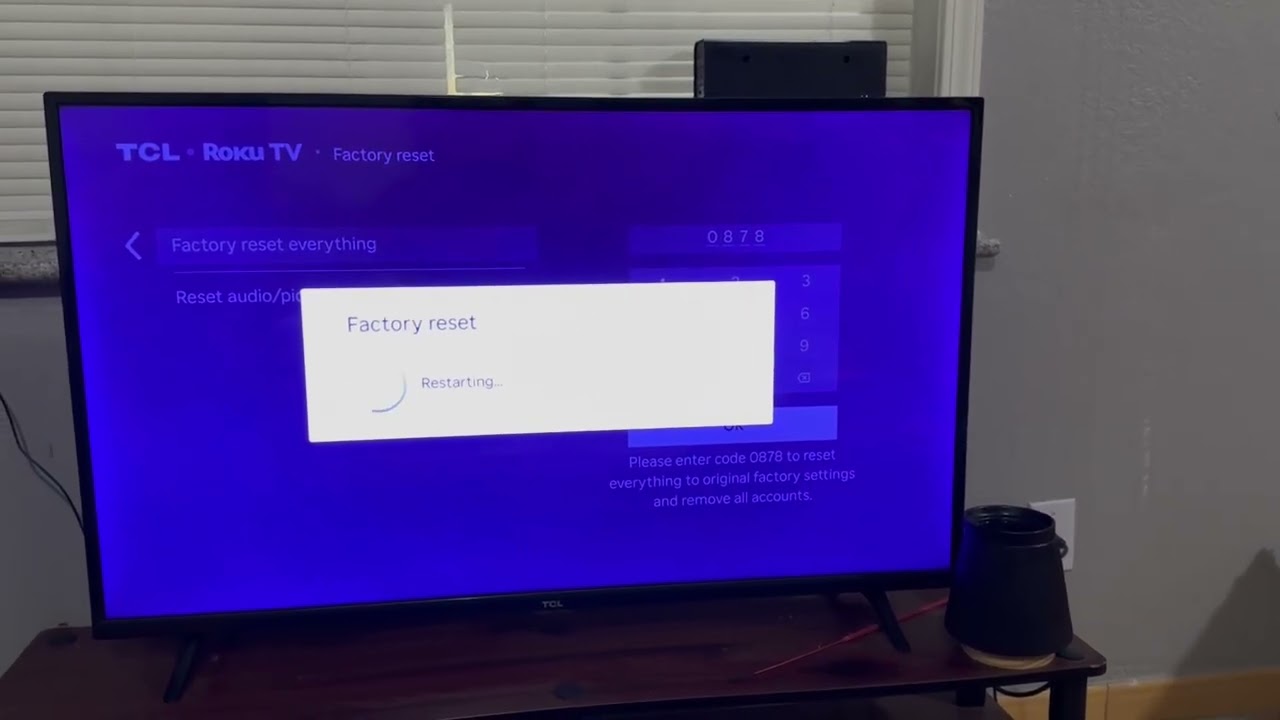 TCL Roku TV Factory Reset