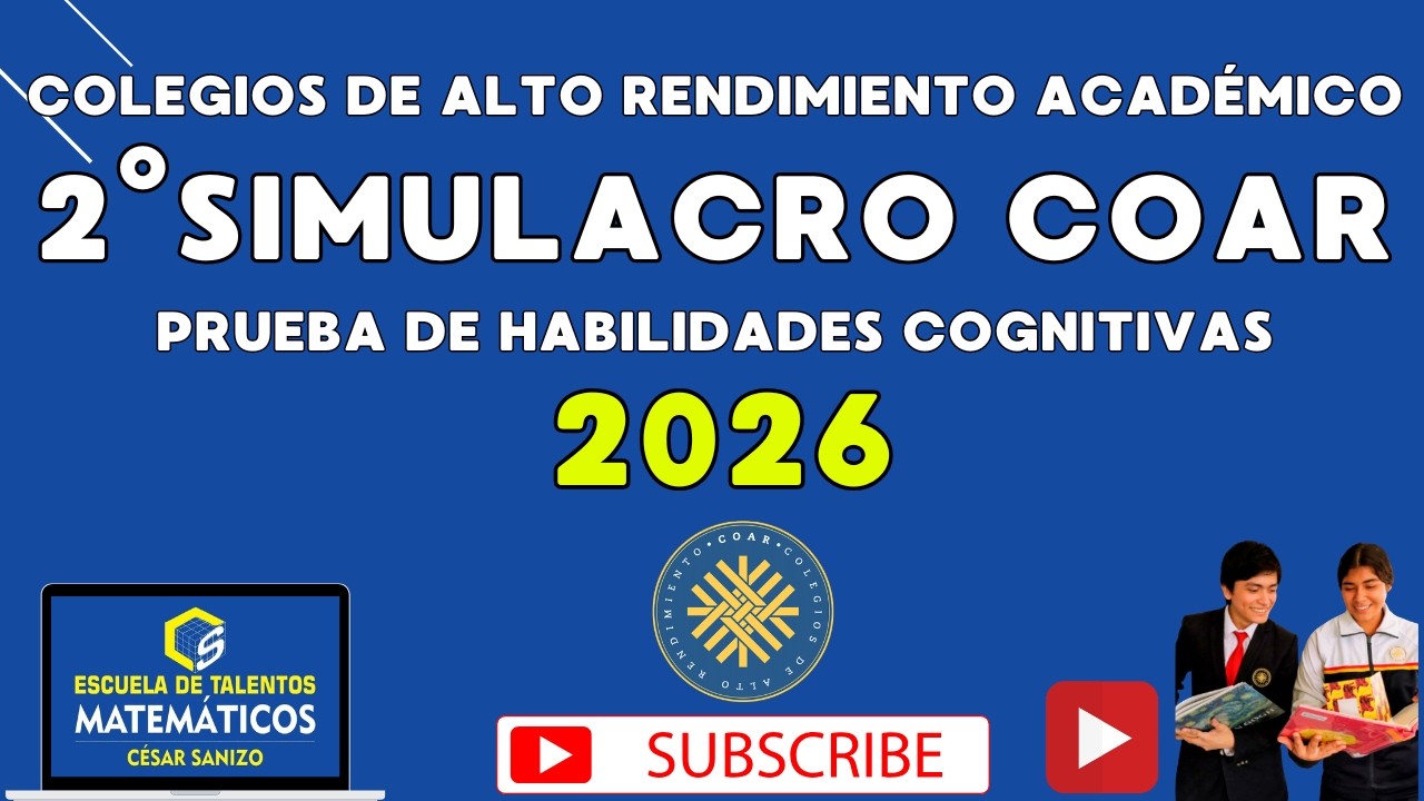 2DO SIMULACRO COAR 2026 | EXAMEN COMPETENCIAS