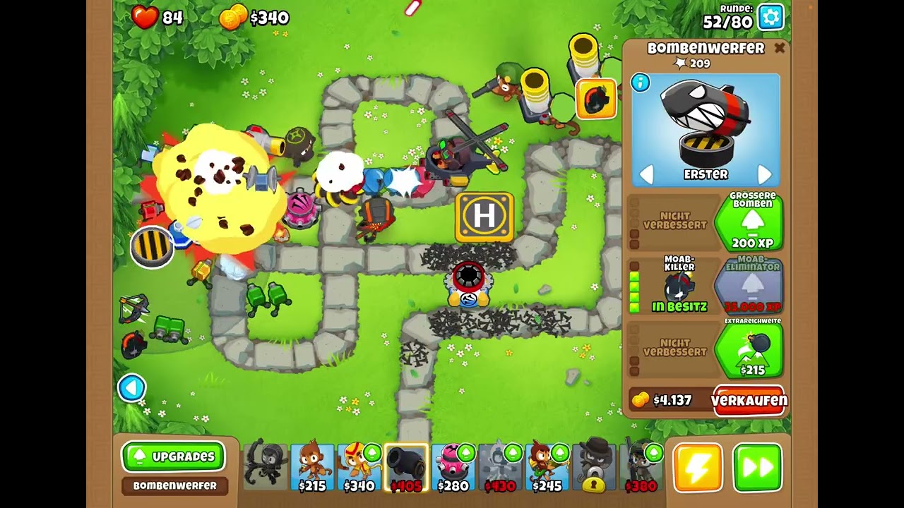 letsplay bloons tower defense 6 part 6- Endlich ein Meister der Schwierigkeit
