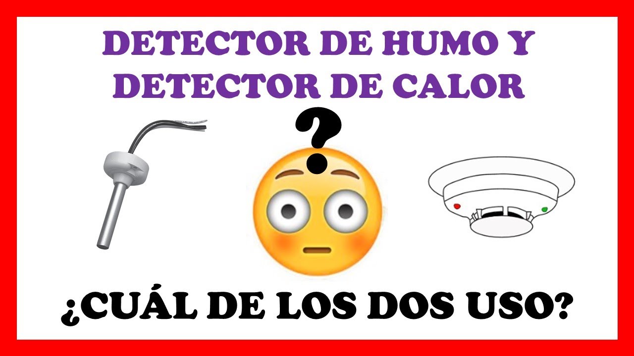Diferencias entre DETECTOR DE HUMO Y DETECTOR DE CALOR | (LO APRENDI DE UN CURSO 😱)